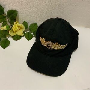 Vintage Harley-Davidson Hat embroidered gold logo
